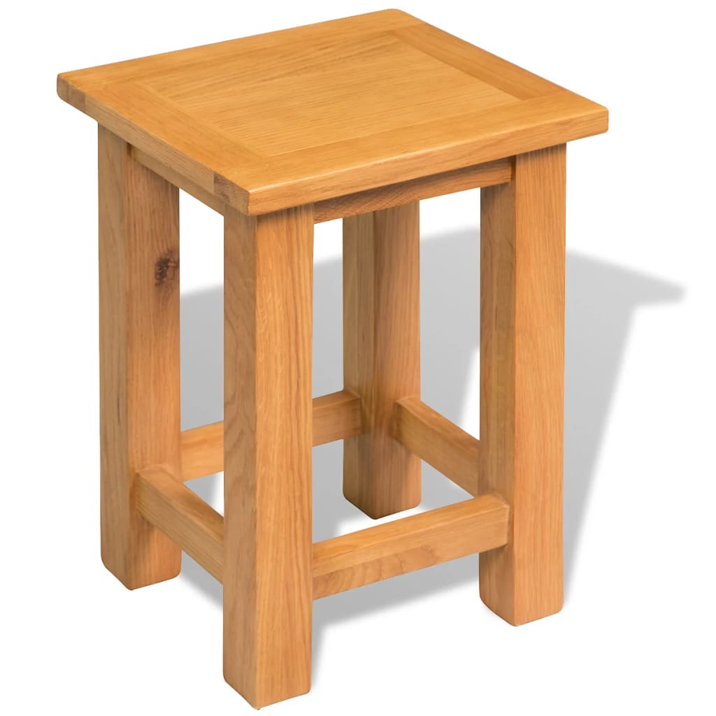 Side table 27x24x37 cm solid oak