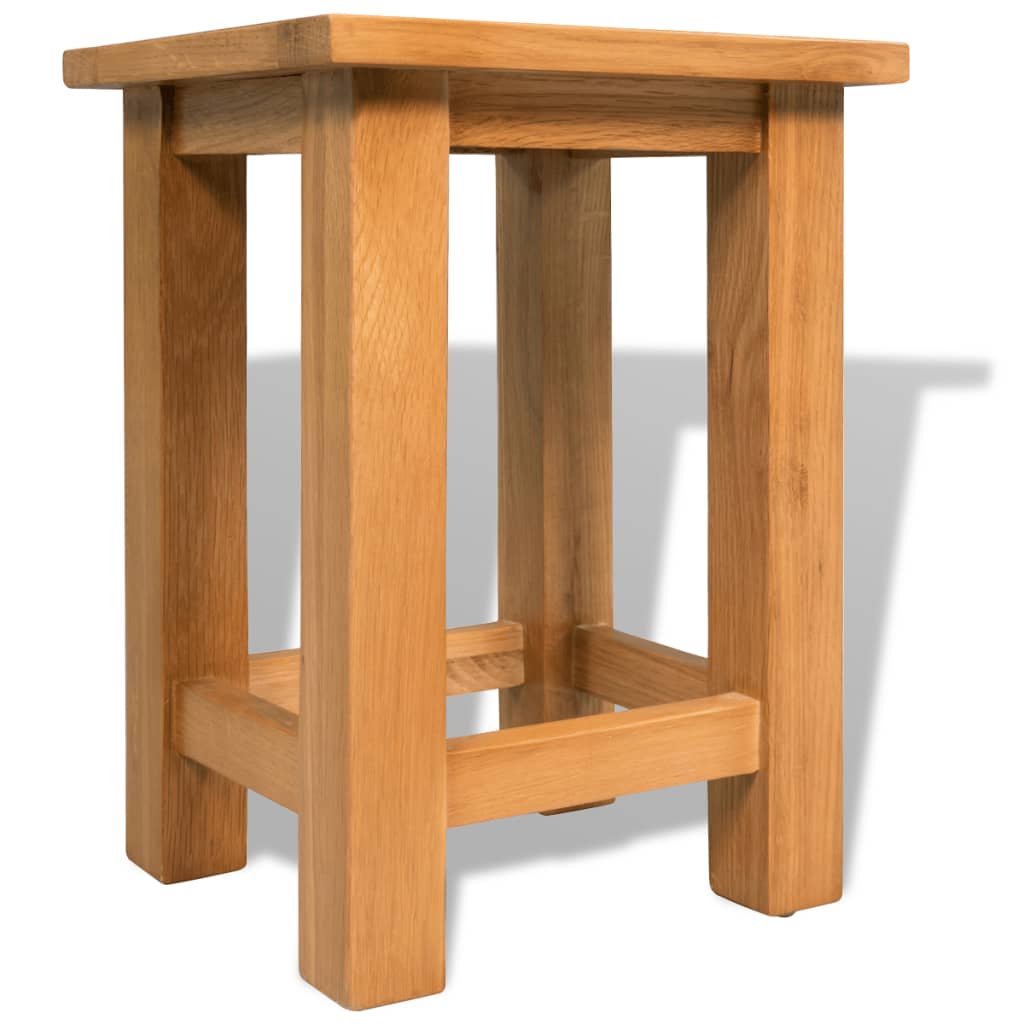 Side table 27x24x37 cm solid oak