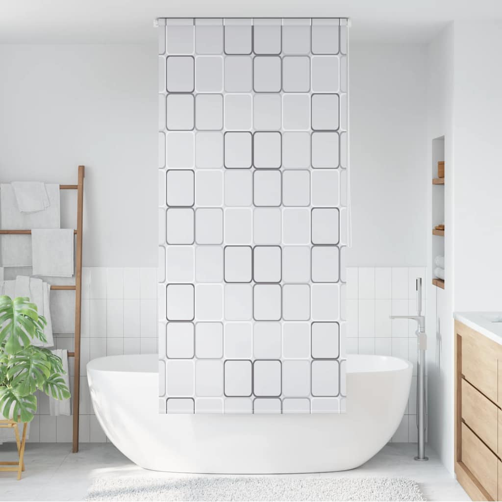 Rullgardin för dusch 80x240 cm fyrkant