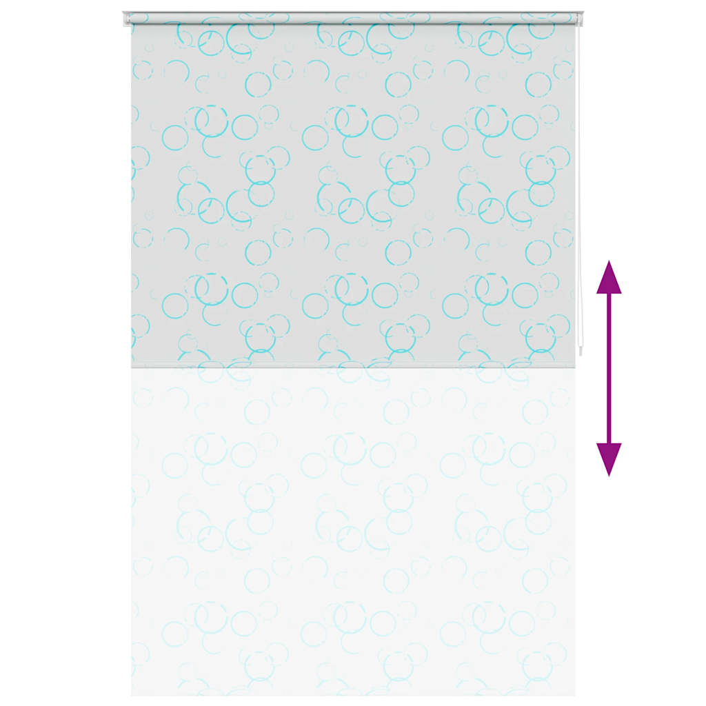 Roller blind for shower 160x240 cm bubble