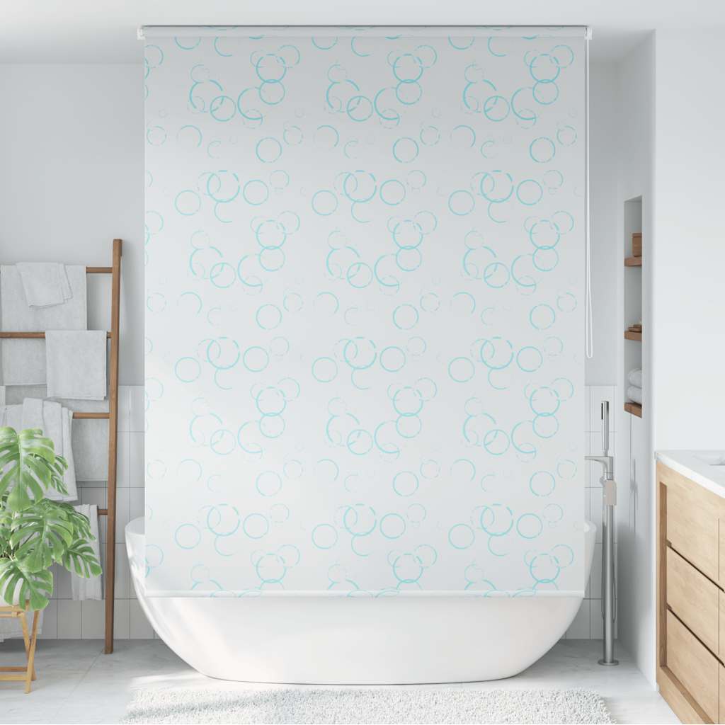 Roller blind for shower 160x240 cm bubble