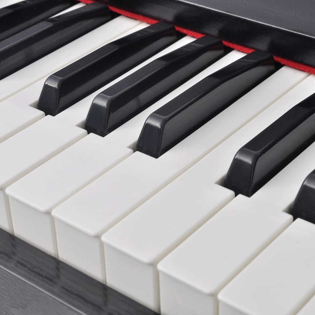 Digitalpiano med pedaler och 88 tangenter Melaminbräda svart