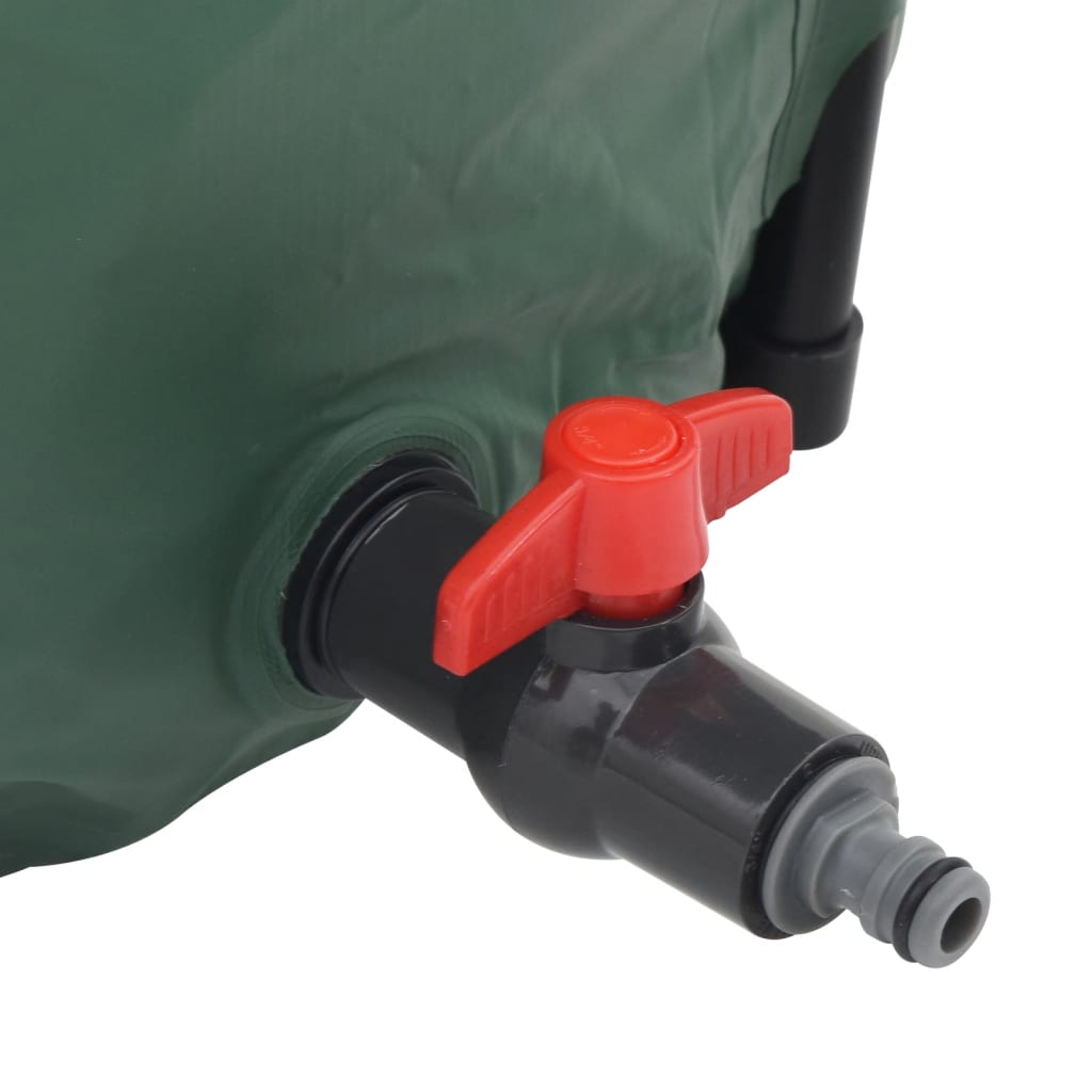 Collapsible rain barrel with crane 1350 L