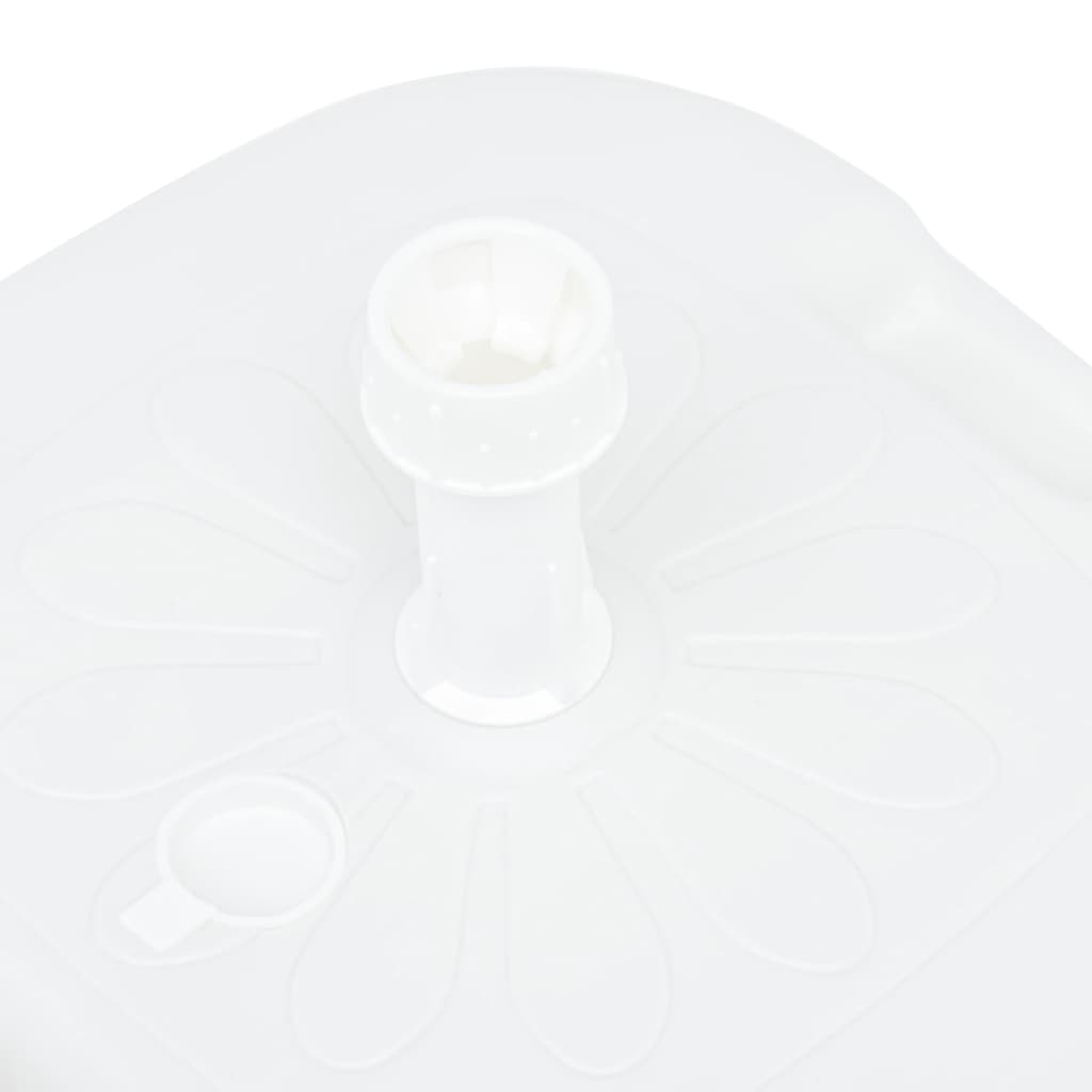 Parasollfot sand/vattenfylld 16 L vit plast