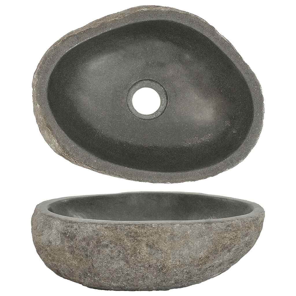Handfat flodsten oval (29-38)x(24-31) cm