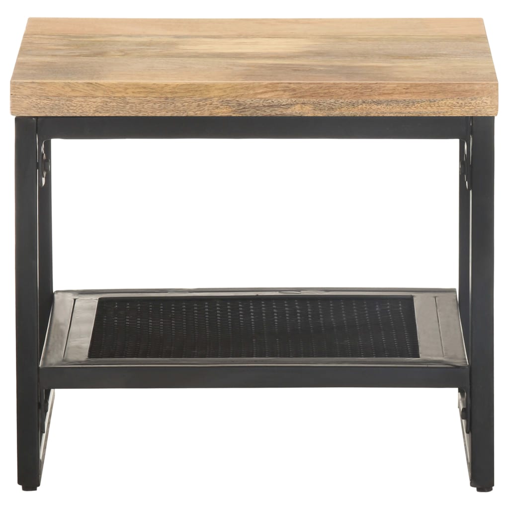 Side table 40x40x35 cm solid mango wood