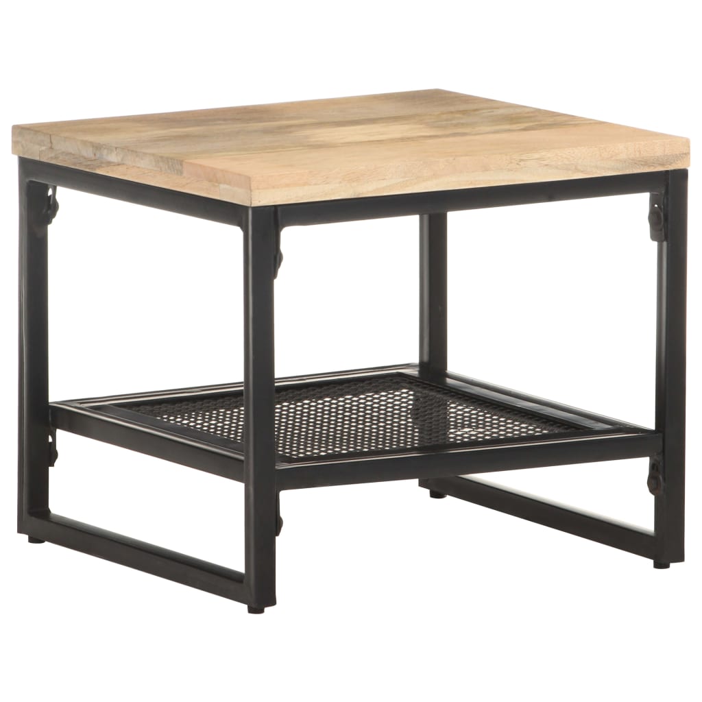 Side table 40x40x35 cm solid mango wood