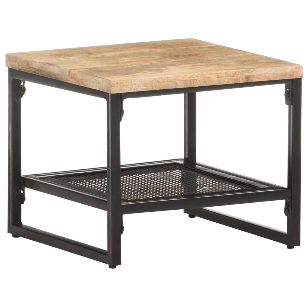 Side table 40x40x35 cm solid mango wood