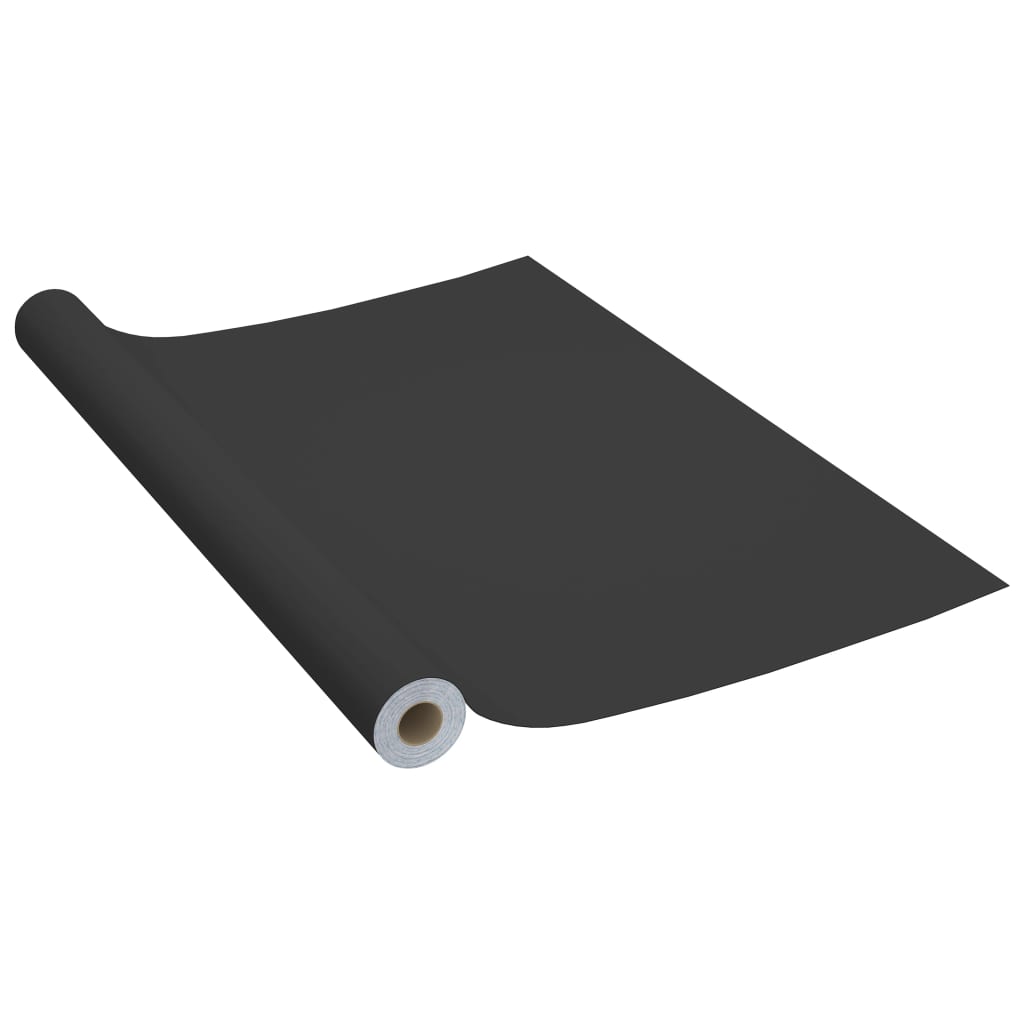Dekorplast 2 st svart 500x90 cm PVC