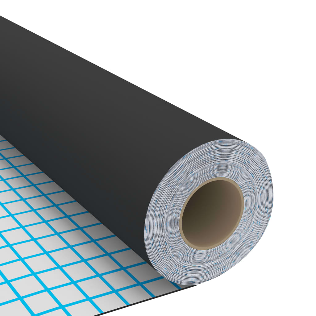 Dekorplast 2 st svart 500x90 cm PVC