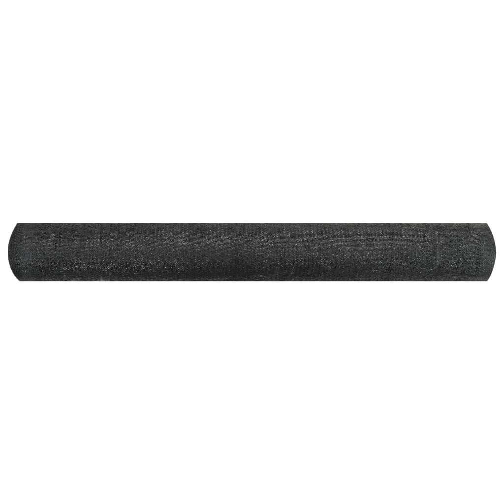 Insynsskyddsnät svart 3,6x50 m HDPE 150 g/m²