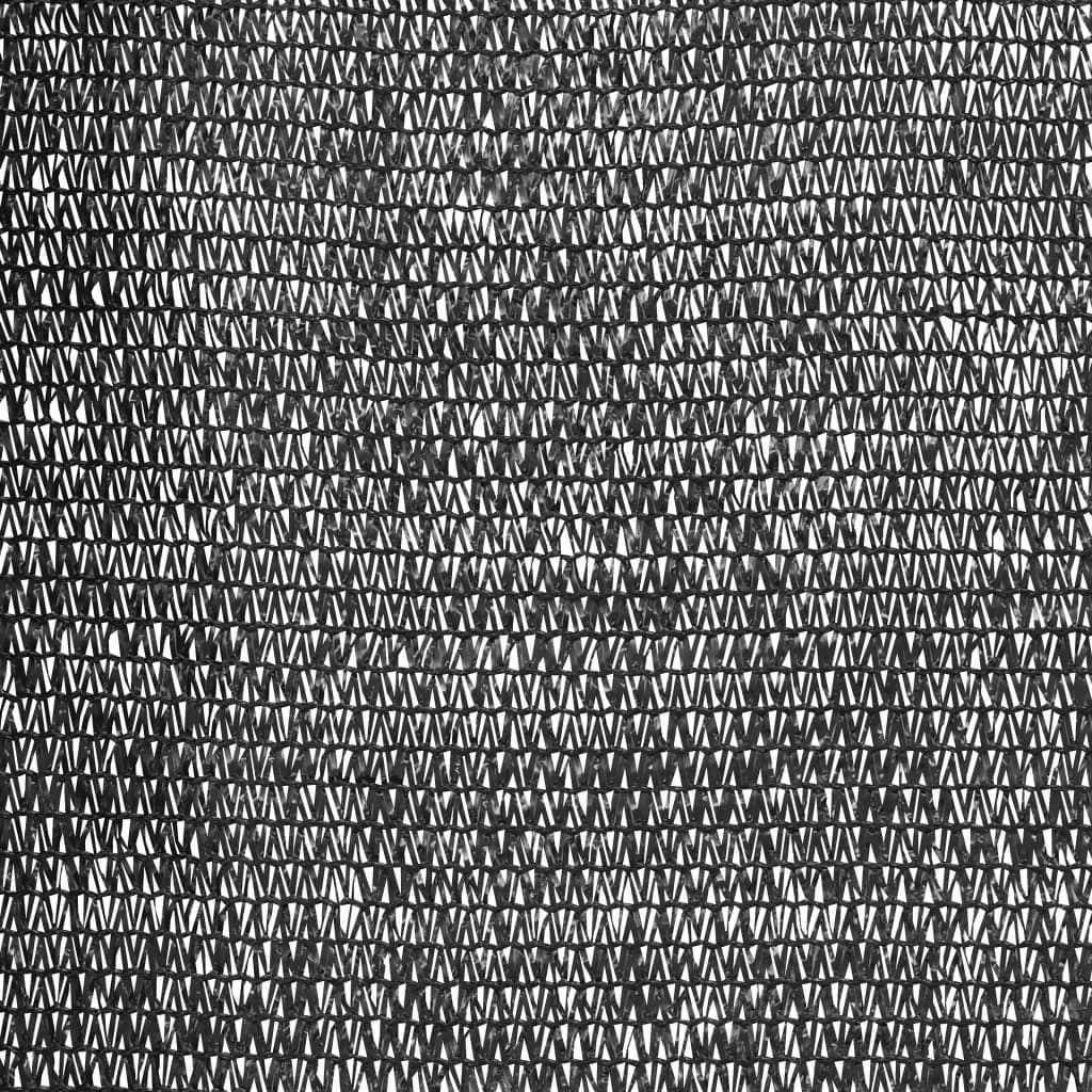 Insynsskyddsnät svart 3,6x50 m HDPE 150 g/m²