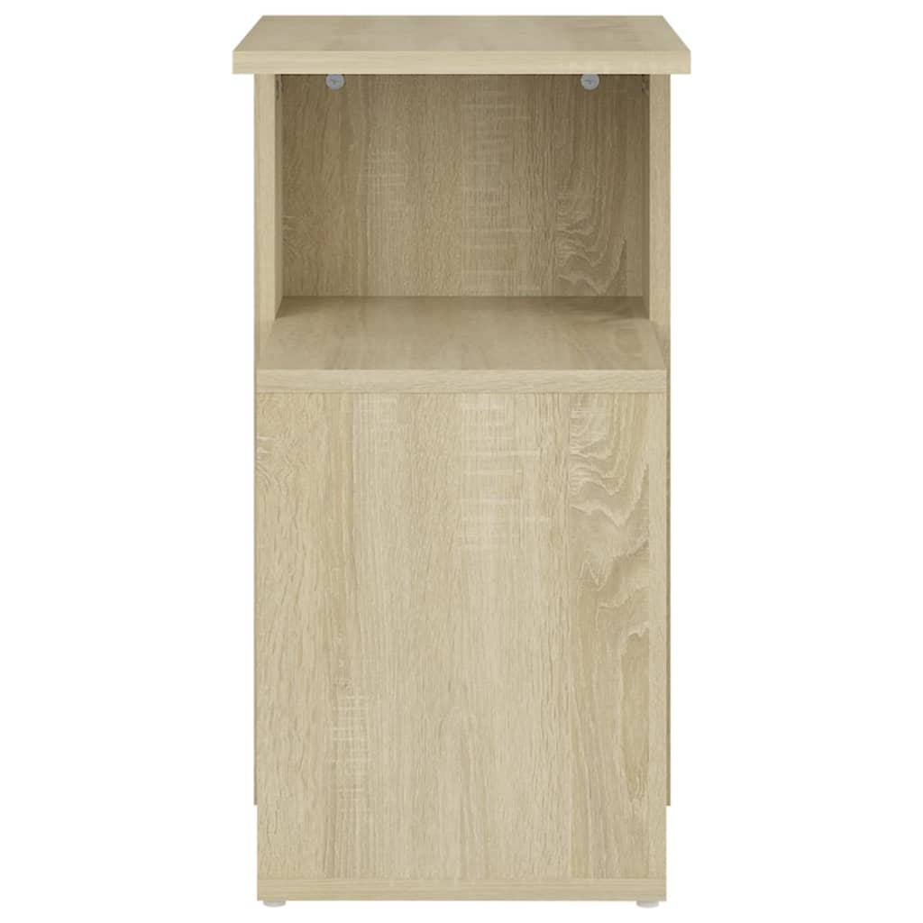 Sidobord sonoma-ek 36x30x56 cm konstruerat trä