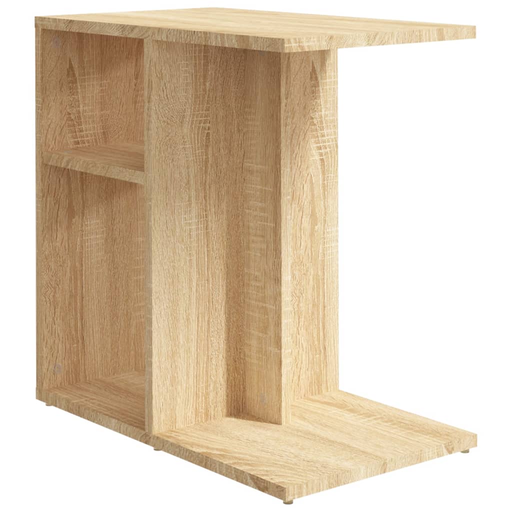 Sidobord sonoma-ek 50x30x50 cm konstruerat trä