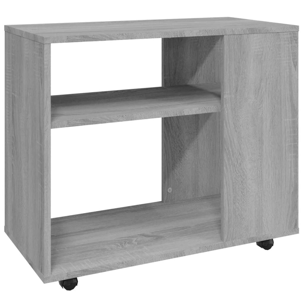Sidobord grå sonoma 70x35x55 cm konstruerat trä