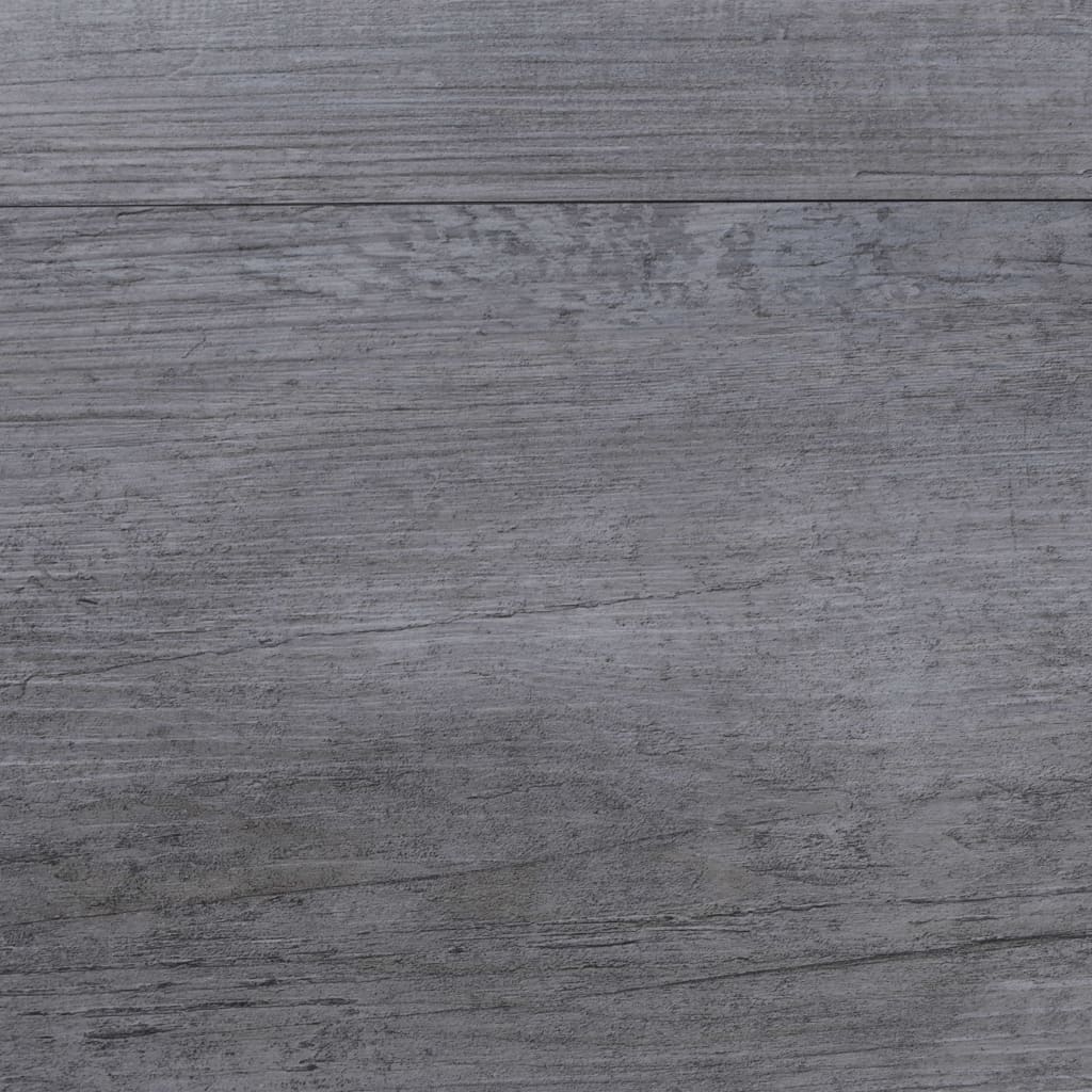 Självhäftande PVC-golvbrädor 2,51 m² 2 mm mattgrå trä