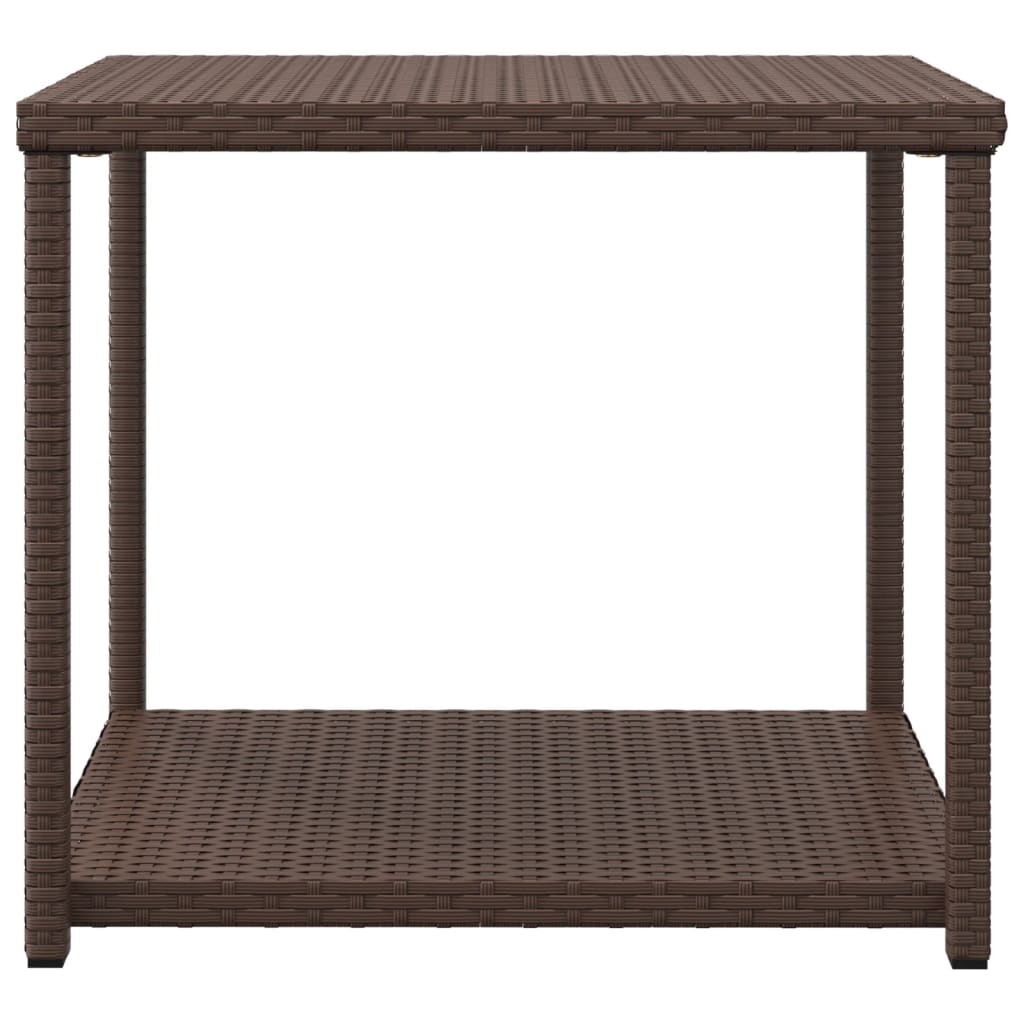 Sidobord brunt 55x45x49 cm konstrotting