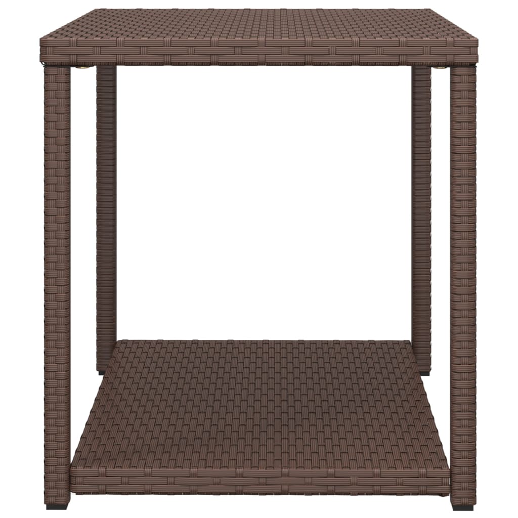 Sidobord brunt 55x45x49 cm konstrotting