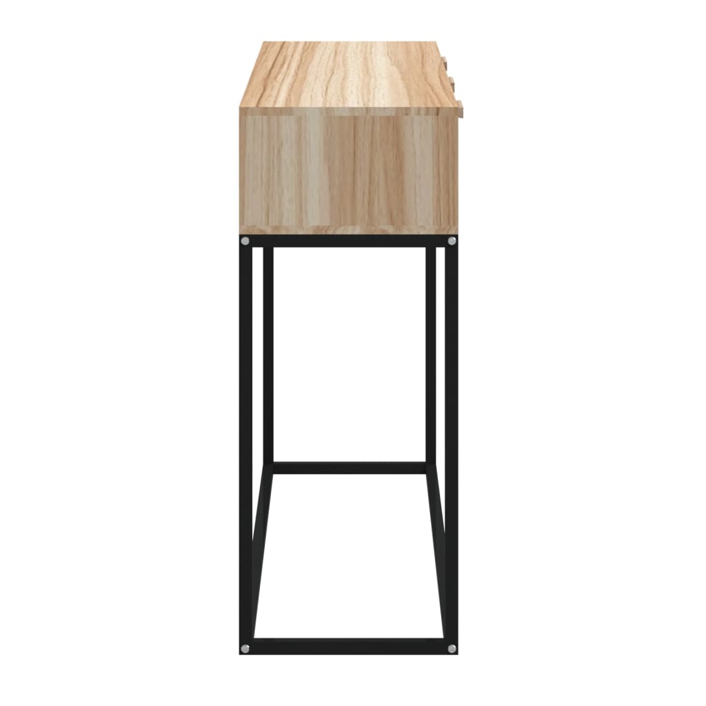 Konsolbord 105x30x75 cm konstruerat trä och järn