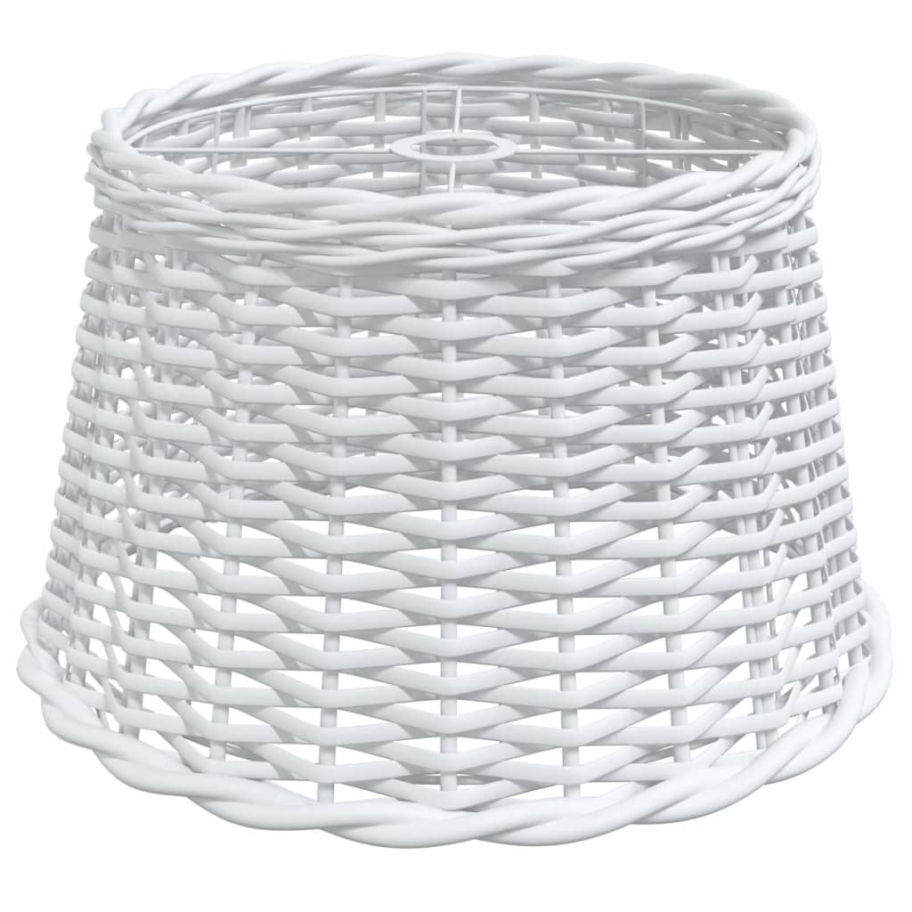 Taklampskärm vit Ø45x28 cm korgmaterial