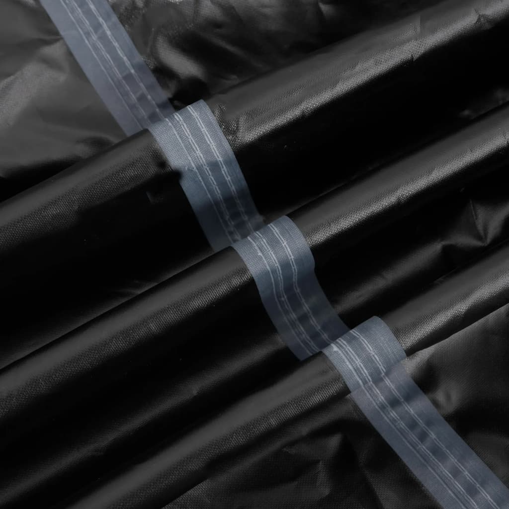 Garden furniture cover black Ø 244x71 cm 420D oxford