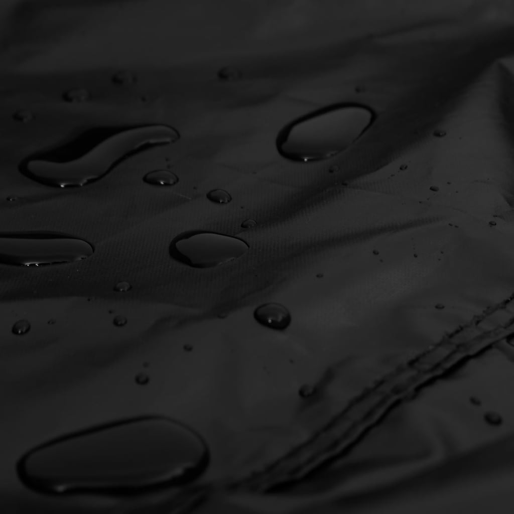 Garden furniture cover black Ø 244x71 cm 420D oxford
