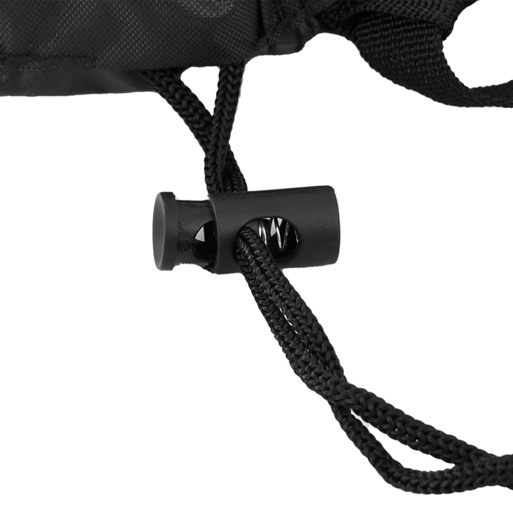 Garden furniture cover black Ø 244x71 cm 420D oxford