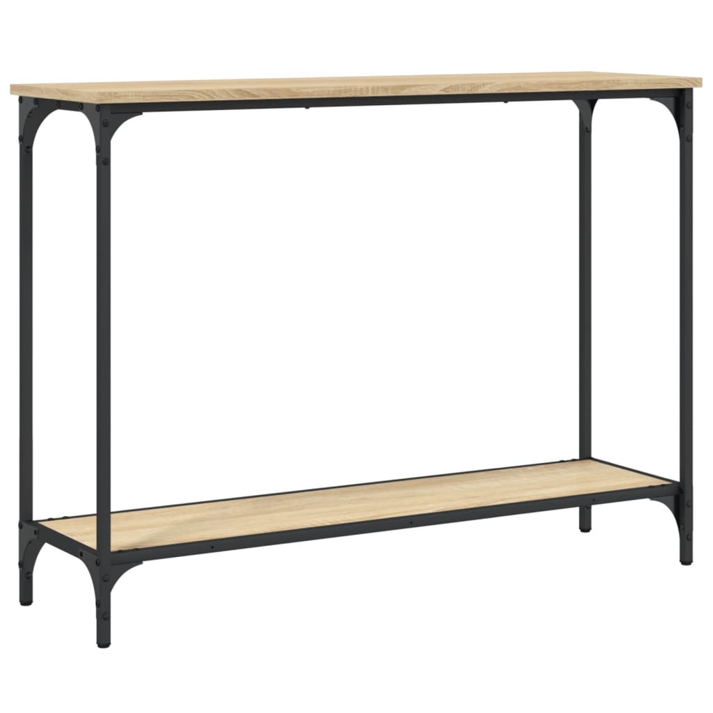 Relief table sonoma oak 101x30.5x75 cm engineered wood