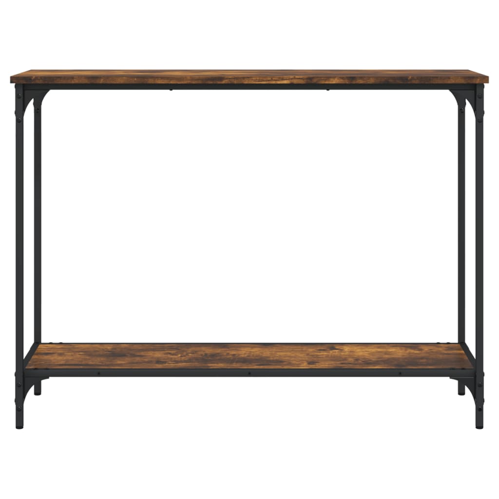 Side table smoked oak 101x30.5x75 cm engineered wood
