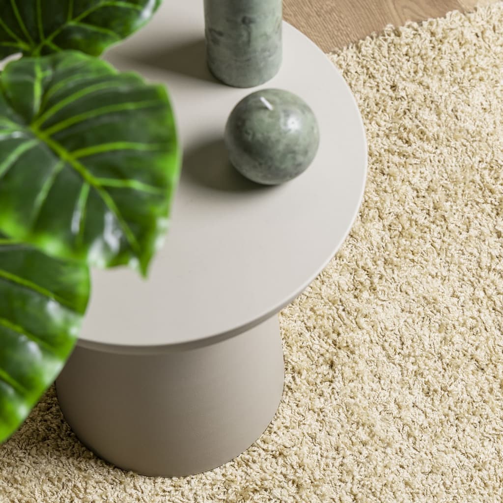 PAMPLONA long pile modern rug gold 80x200 cm