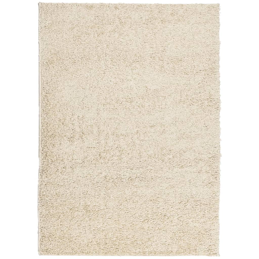 PAMPLONA long pile modern rug gold 200x280 cm