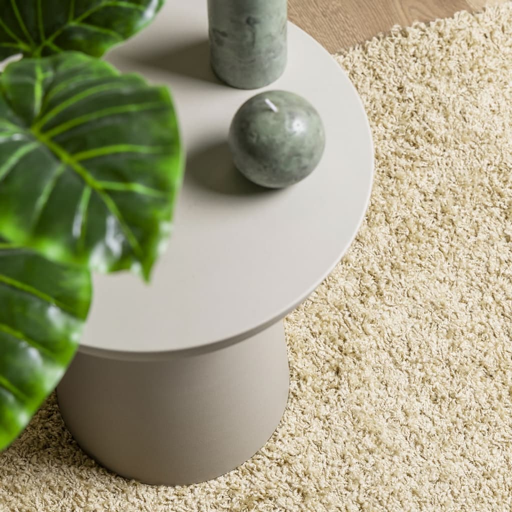 PAMPLONA long pile modern rug gold 240x340 cm