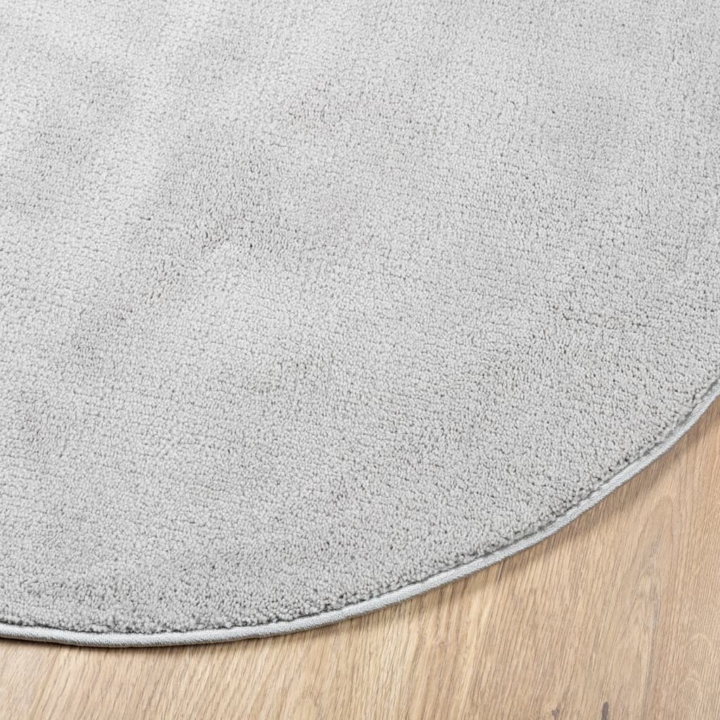 Matta OVIEDO kort lugg grå Ø 80 cm