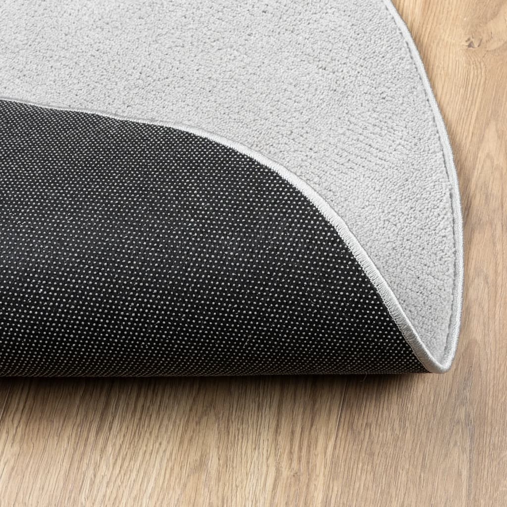 Matta OVIEDO kort lugg grå Ø 80 cm