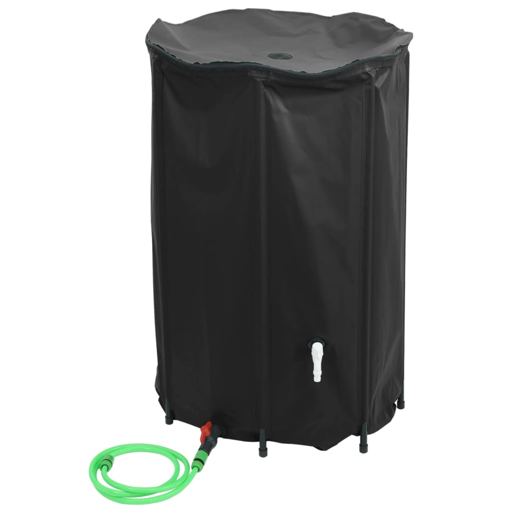 Water tank with tap foldable 1000 L PVC