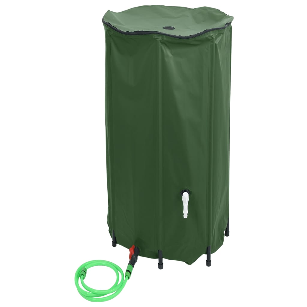 Water tank with tap foldable 380 L PVC