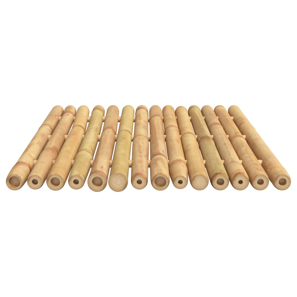 Bath mats 2 pcs 50x35 cm bamboo