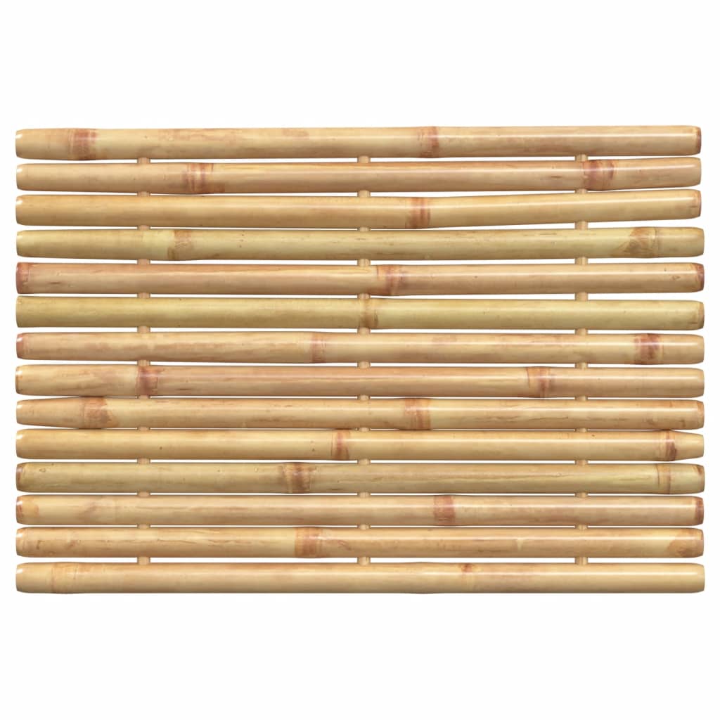 Bath mats 2 pcs 50x35 cm bamboo