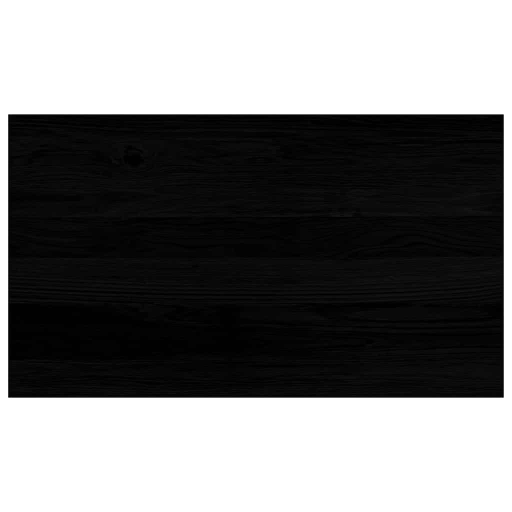 Window benches 2 pcs dark brown 70x40x2 cm solid oak