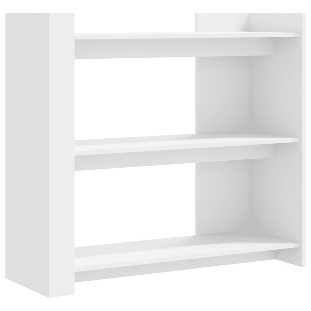 Console table white 100x35x90 cm engineered wood