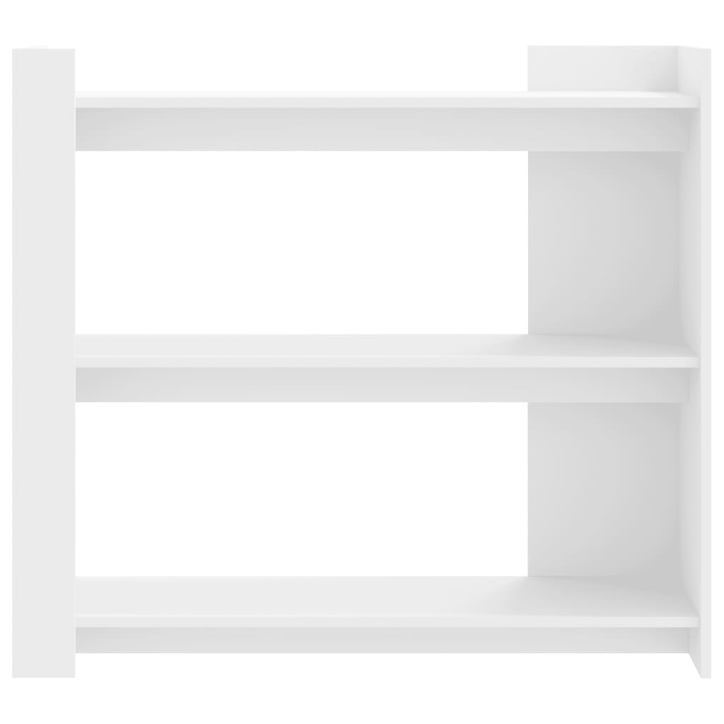 Console table white 100x35x90 cm engineered wood