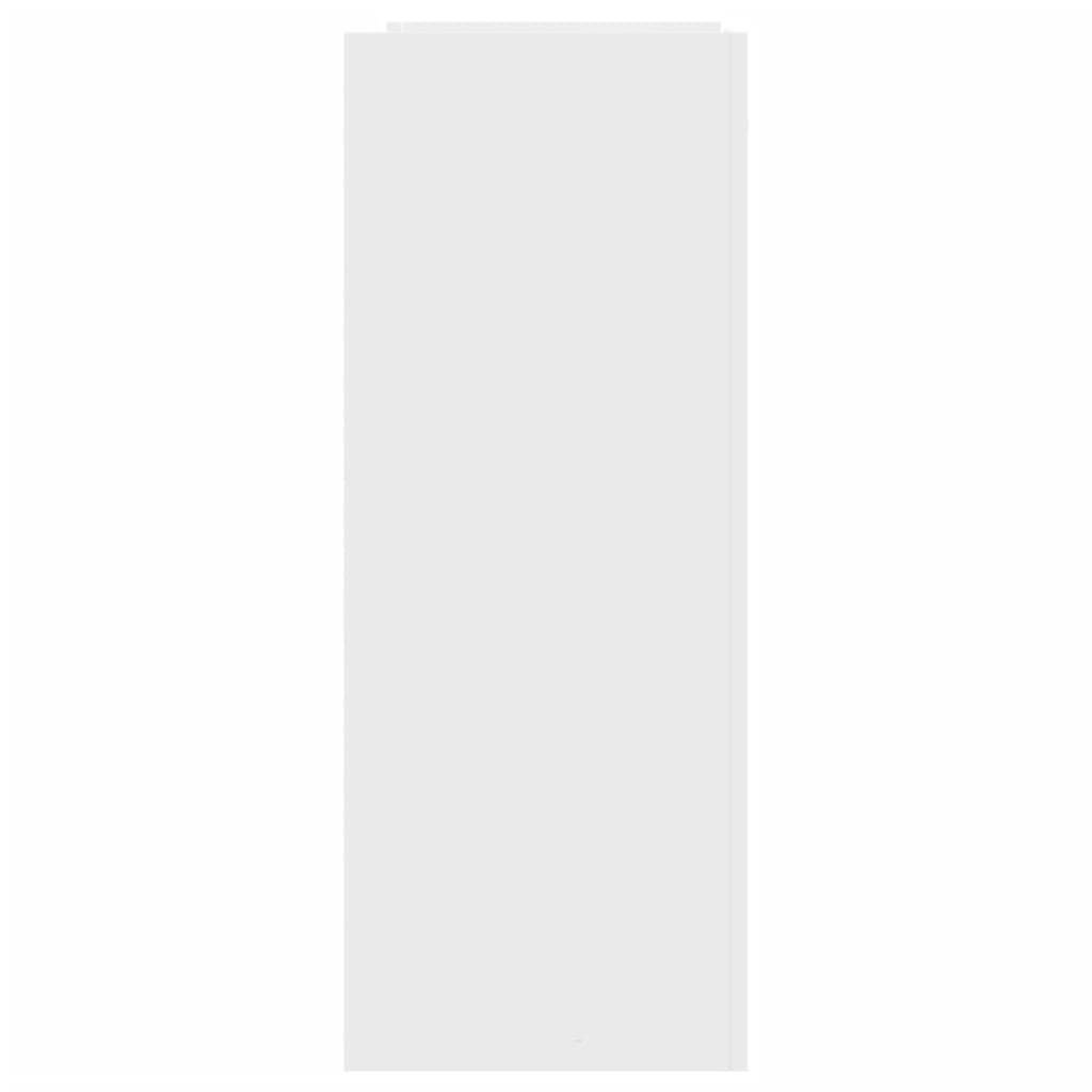 Console table white 100x35x90 cm engineered wood
