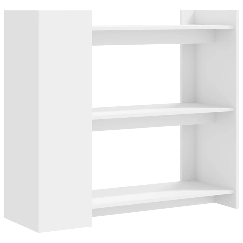 Console table white 100x35x90 cm engineered wood