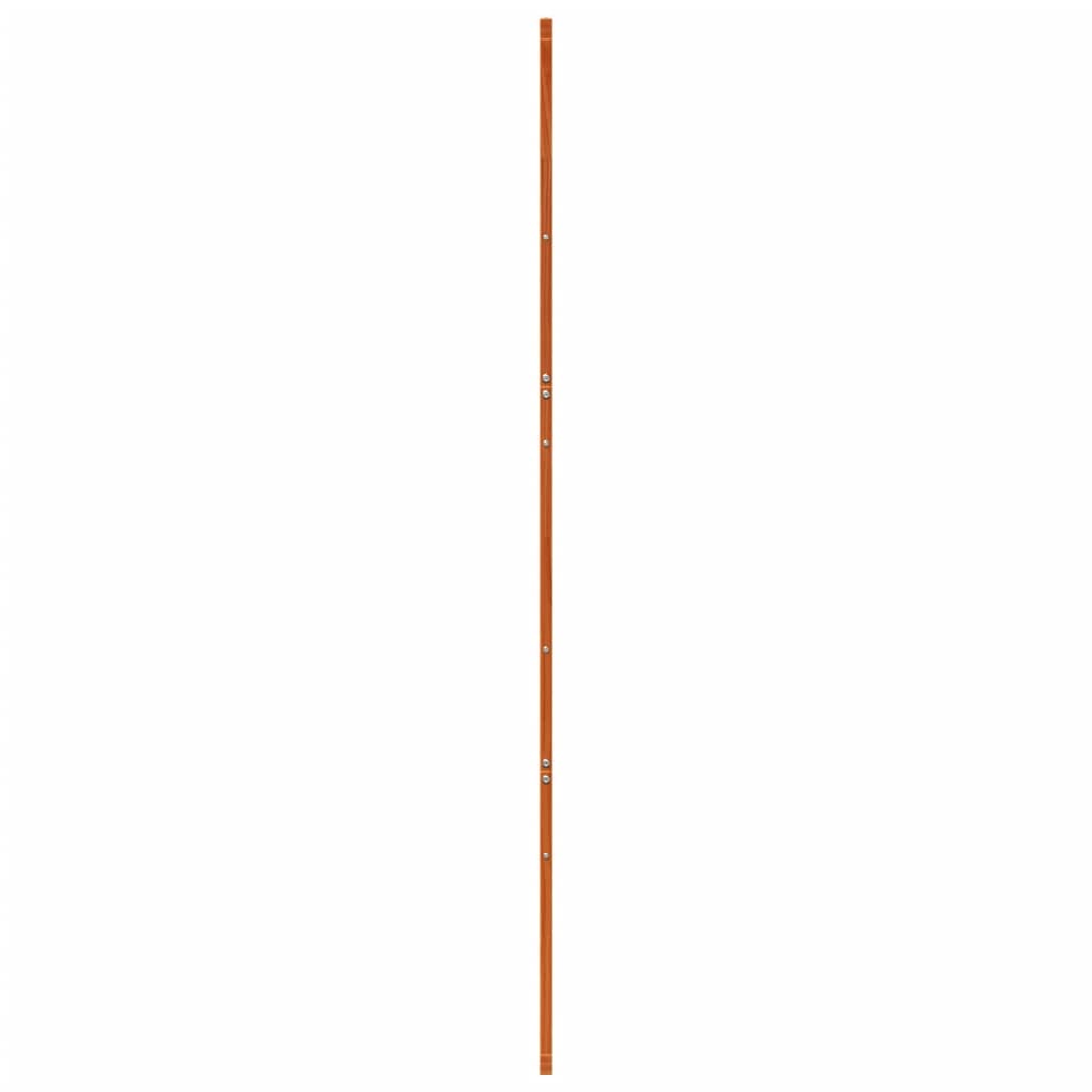 Ladugårdsdörr vaxbrun 90x208 cm massiv furu