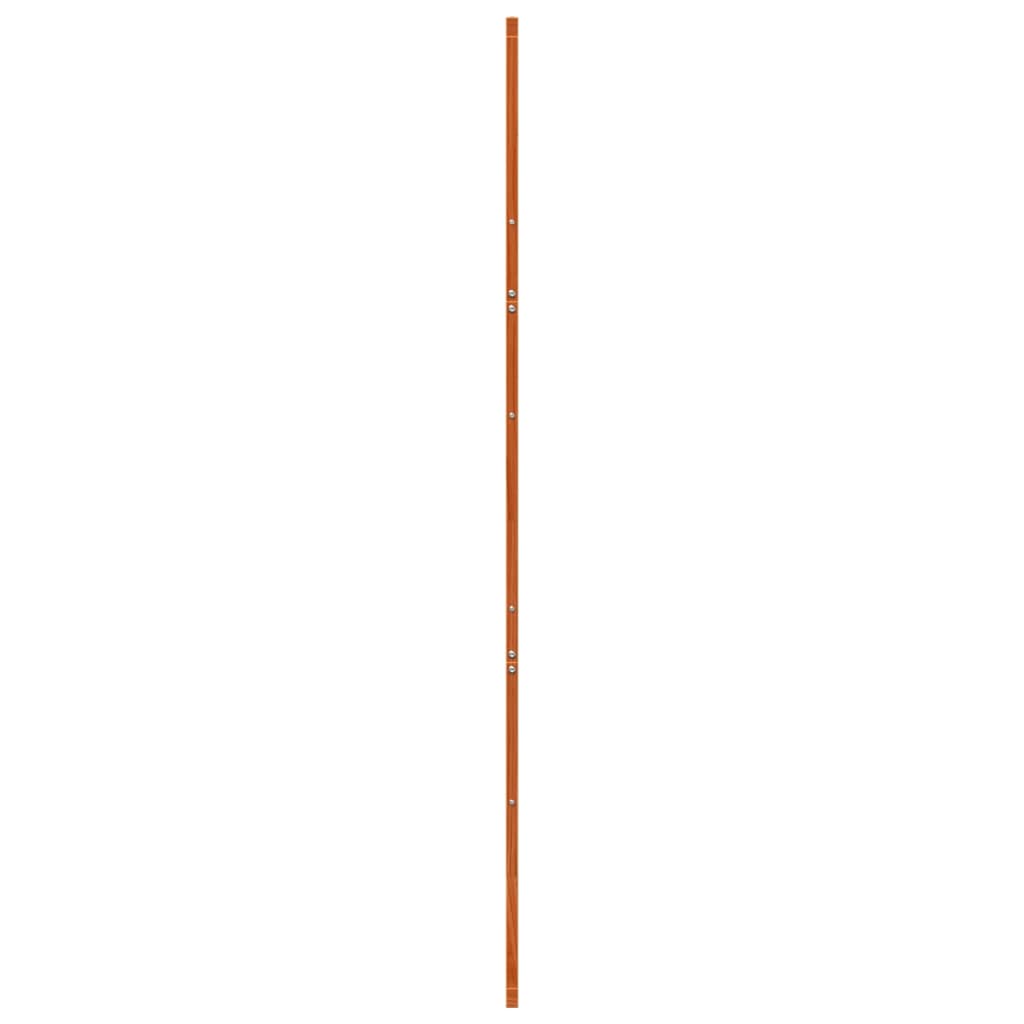 Ladugårdsdörr vaxbrun 80x208 cm massiv furu