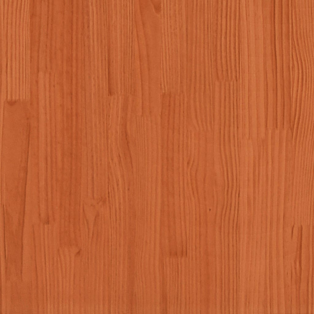 Ladugårdsdörr vaxbrun 80x208 cm massiv furu