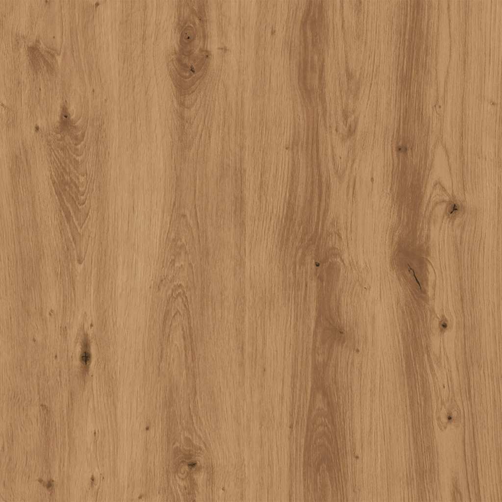 Side table artisan oak 50x26x50 cm engineered wood