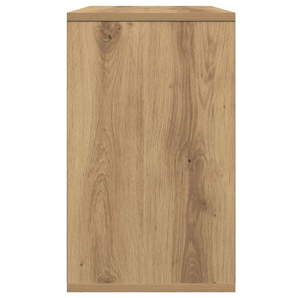 Coffee table artisan oak 50x30x50 cm engineered wood