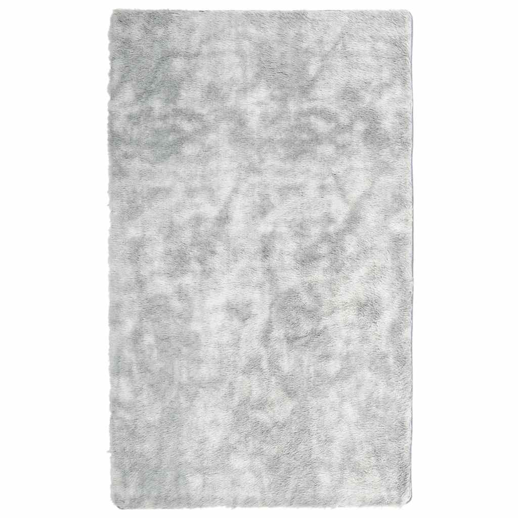 Long pile rug NAVARRA light grey 80x150 cm polyester
