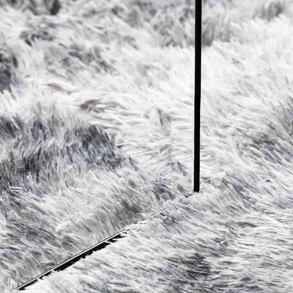 Long pile rug NAVARRA light grey 80x150 cm polyester